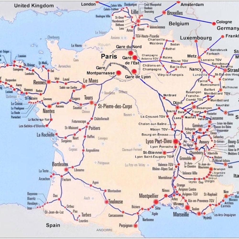 Bordeaux mesto tramvaj zemljevid
