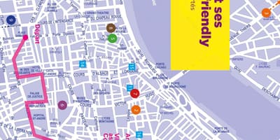 Zemljevid Bordeaux gay zemljevid